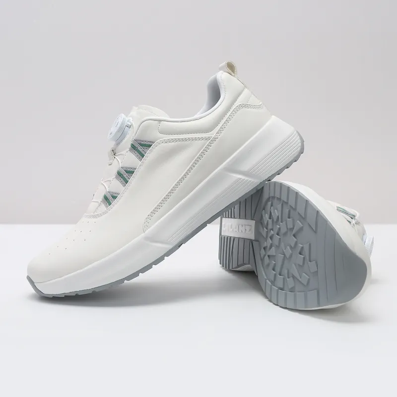 LESS IS MORE Low Top Casual Shoes Men's White/Green-3