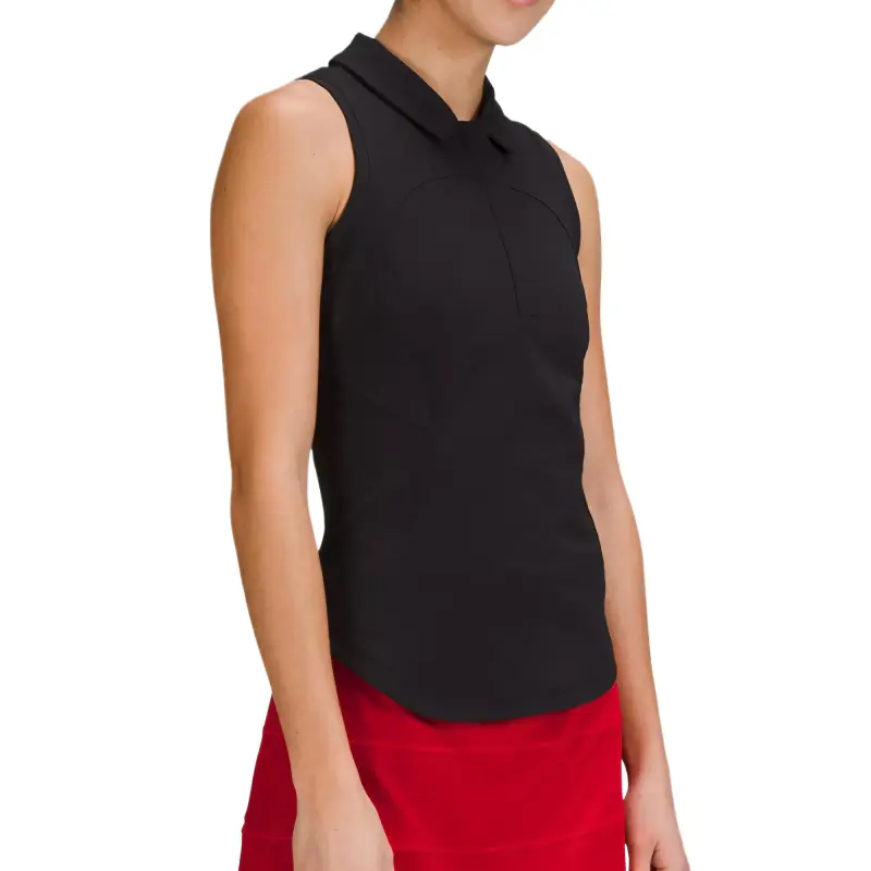Lululemon No Stink Zinc™ Polo Shirt Women's Black-1