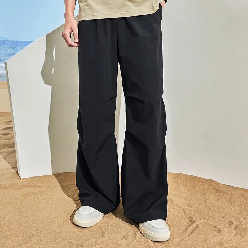 XTEP Casual Pants Unisex Jet Black-3