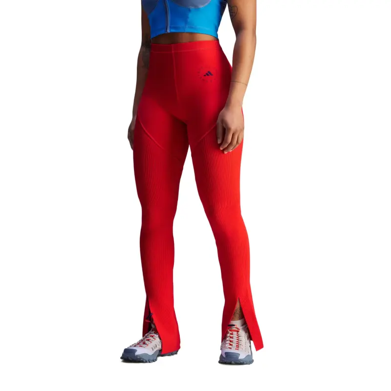 Adidas Logo Printed Flared Leggings-1