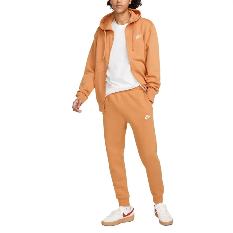 Nike Sportswear Club Joggers Knitted Sports Pants Men's Orange-2