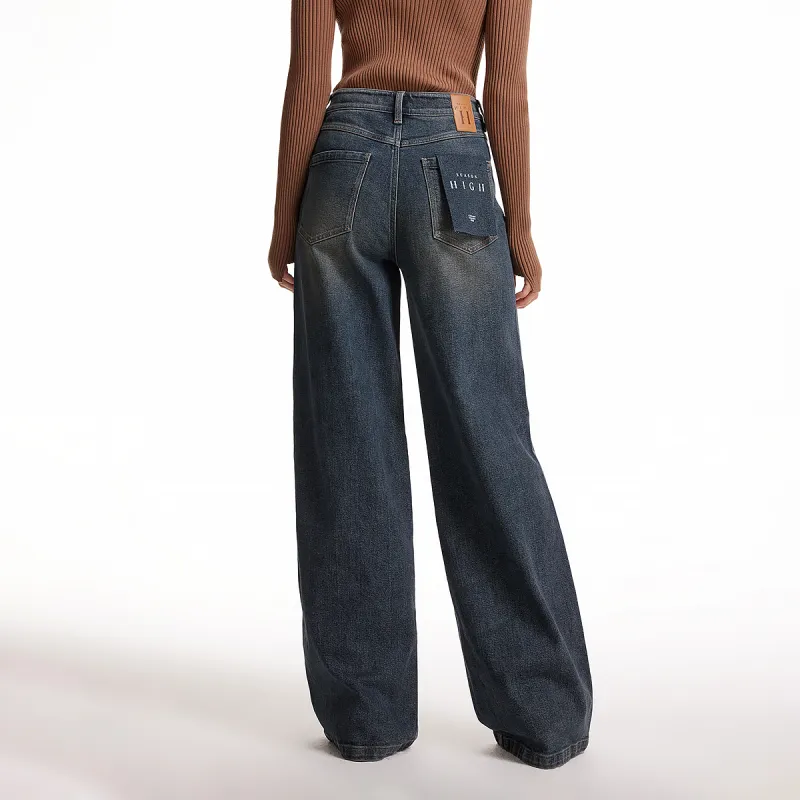 SEASON HIGH Jeans Women's Classic Denim Blue J35-2