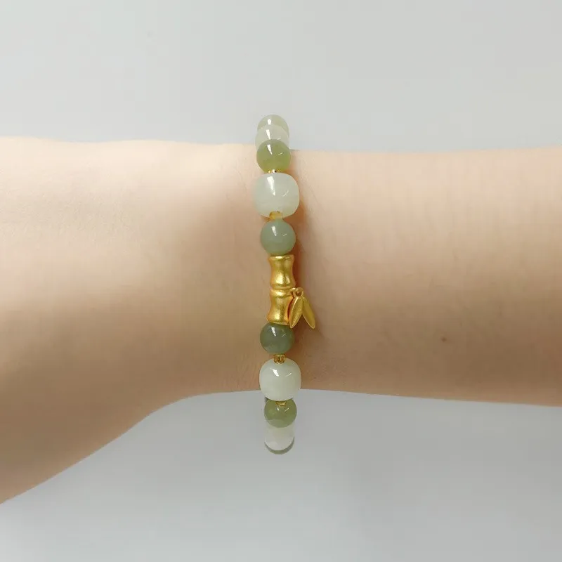Royal Heaven's Choice Hetian Jade Bracelets Sugar Jade Unisex-3