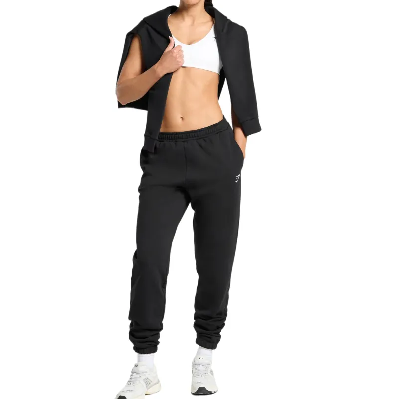 GYMSHARK Knitted Sweatpants Women's Black-3