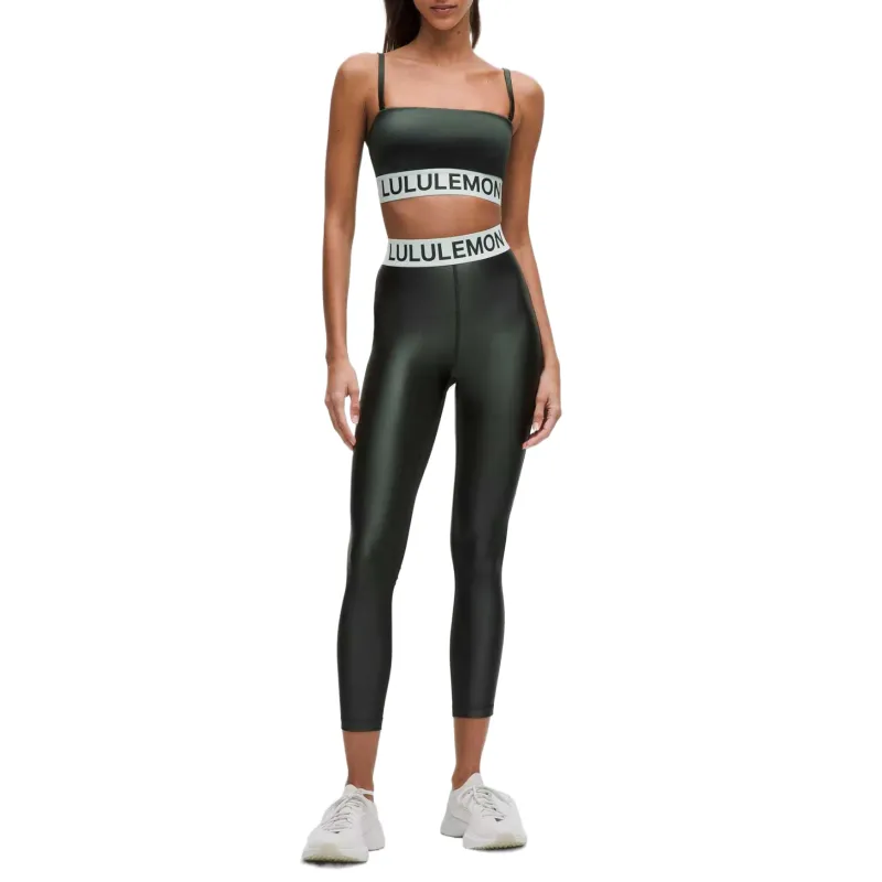 Lululemon Logo Train Satin Shine Bra Light Support, A/B Cup Sports Underwear Women's-5