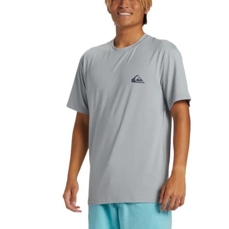 Quiksilver T Shirts Men Gray-3