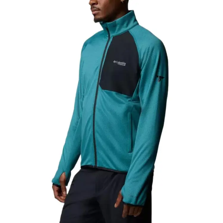 Columbia Triple Canyon Grid Fleece II Jacket Men's River Blue-2