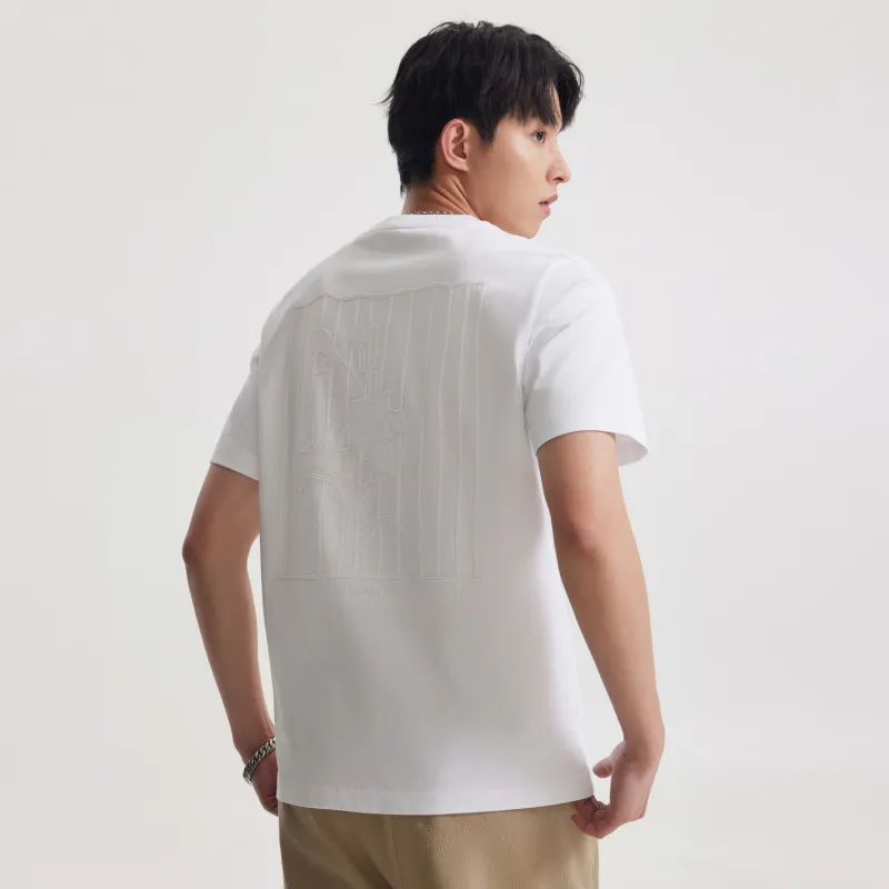 Cabbeen T Shirt Men's Bleached 02-4