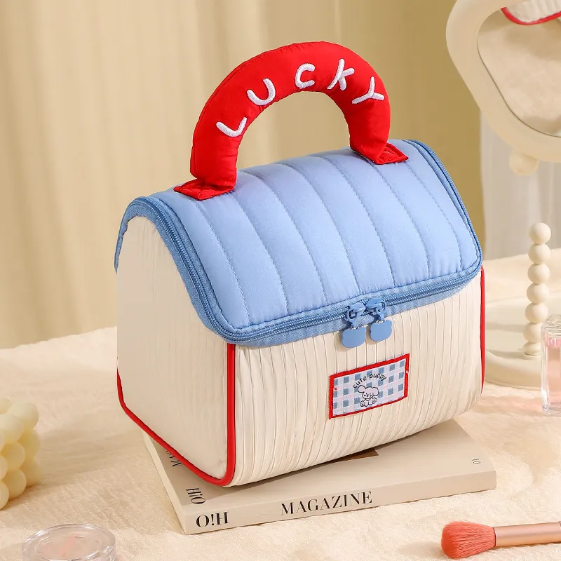Future Maple Small House Large Capacity Portable Makeup Bags Portable Waterproof Travel, Packable, Thickened-5
