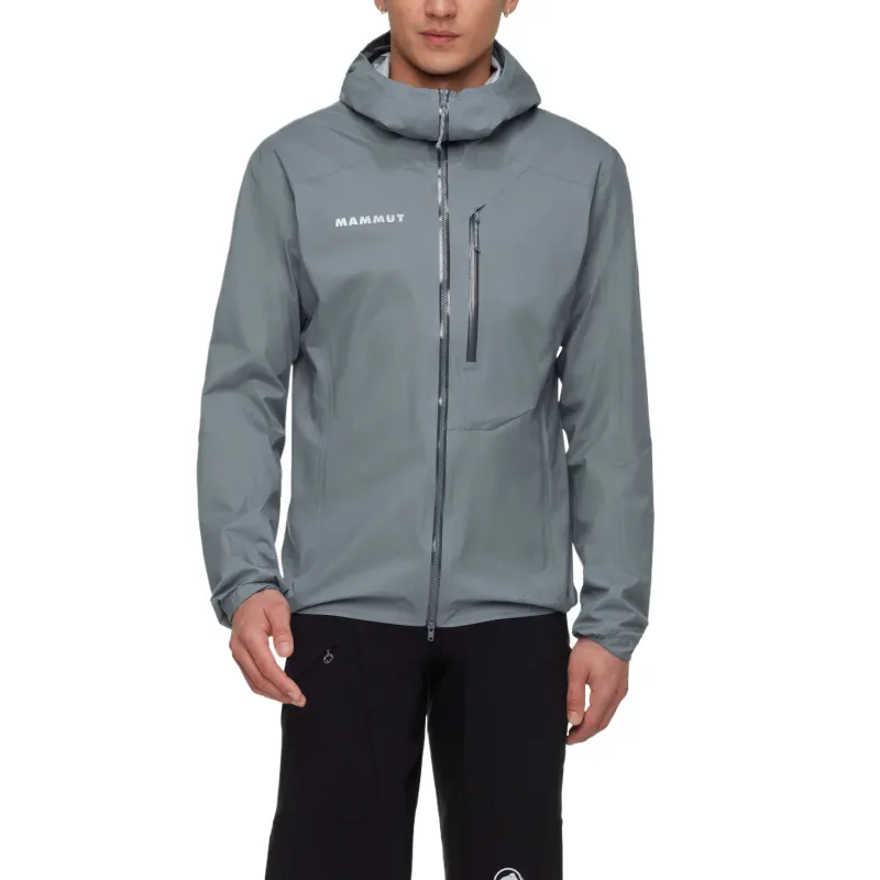 MAMMUT Assos X Mammut HS Hooded Jacket Men YKK® VISLON® Jacket Men's Gray-2