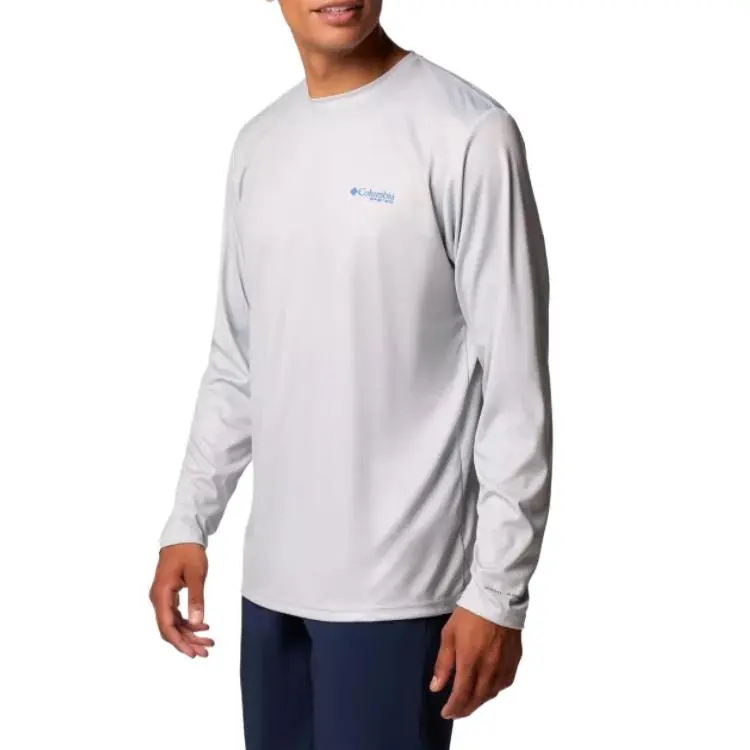 Columbia PFG Terminal Tackle Blackline T-Shirt Men's Gray-2