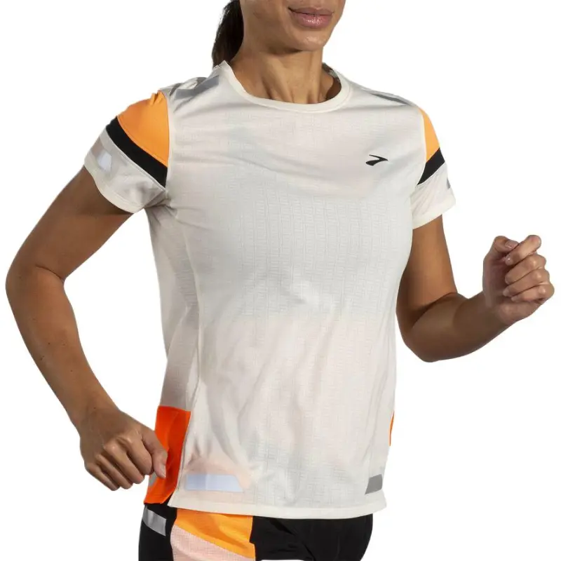 Brooks Regular T Shirt Women's White-3