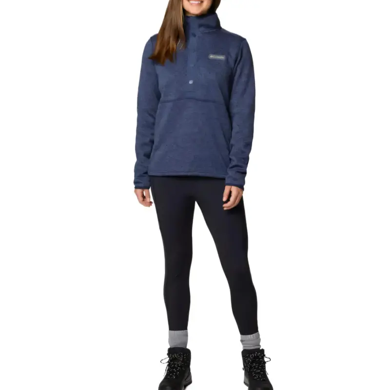 Columbia Sweater Weather Jacket Women's Preppy Marine Blue/Night Gray-3