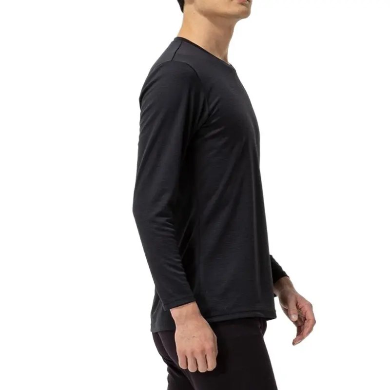 Mizuno Breath Thermo T Shirt Unisex Black 09-4