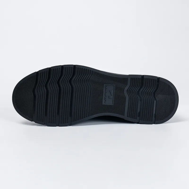 LESS IS MORE Low Top Skateboard Shoes Men's Black-5