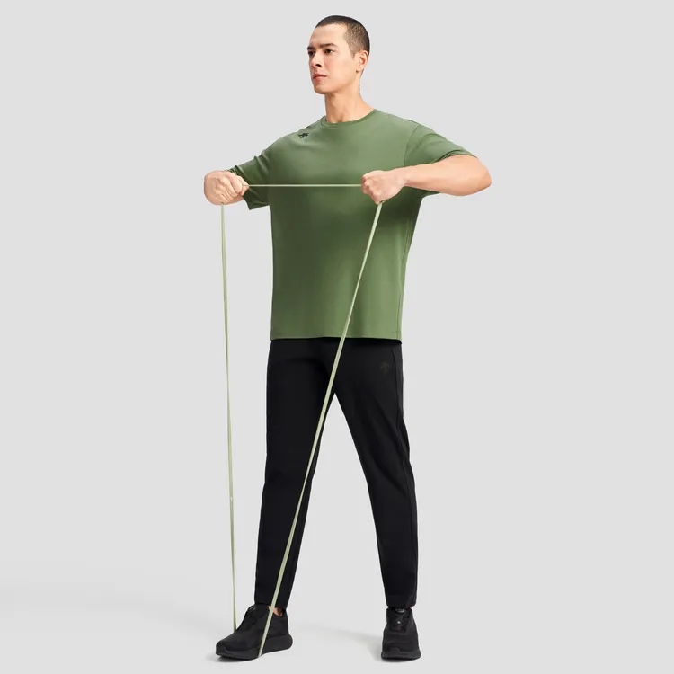 DESCENTE Set in Sleeve T Shirt Unisex-4