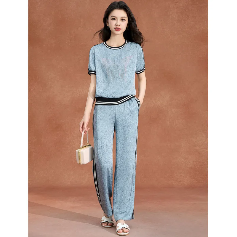 Mylan Casual Suits Women's Blue-6