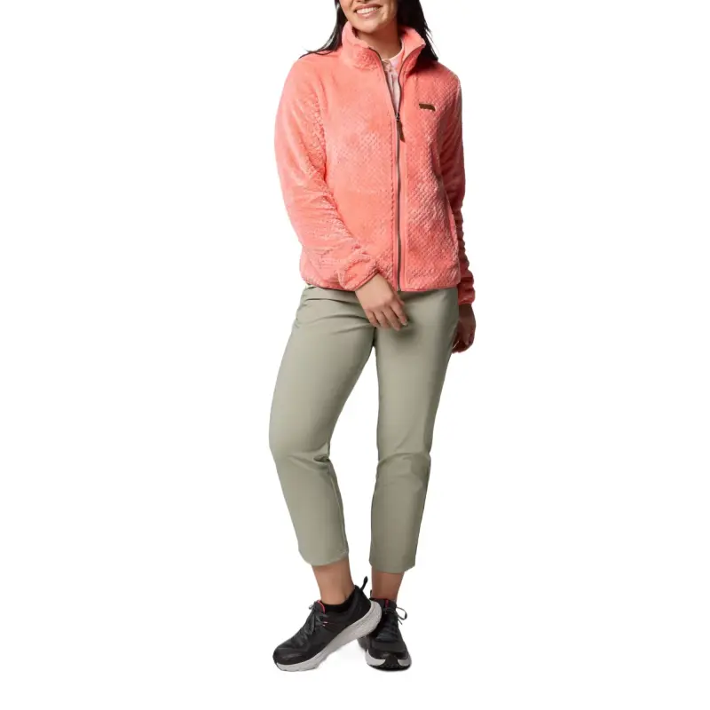 Columbia Fire Side 2 Sherpa Velvet-feel Coat Women's Pink-3
