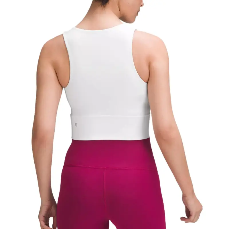 Lululemon Wunder TrainEverlux™ Wide-Back Tank Top Medium Support Sport Vests Women's White-1