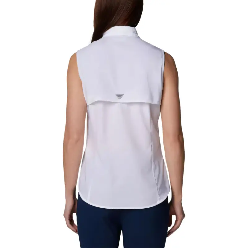 Columbia PFG Tamiami Shirt Women's White-1