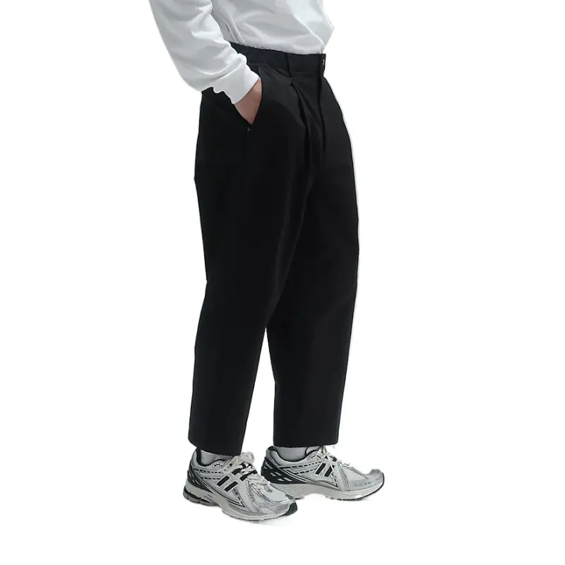 New Balance Met24 Wide Tapered Fit Casual Pants Men's Black-3