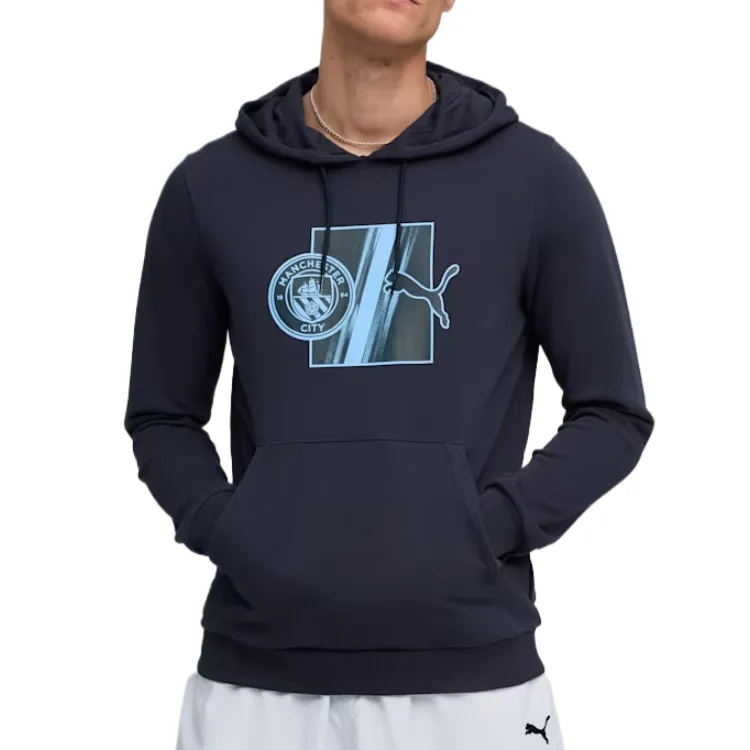 PUMA Manchester CityFTBLCULTURE Sweatshirt Men's Deep Sea Blue-2