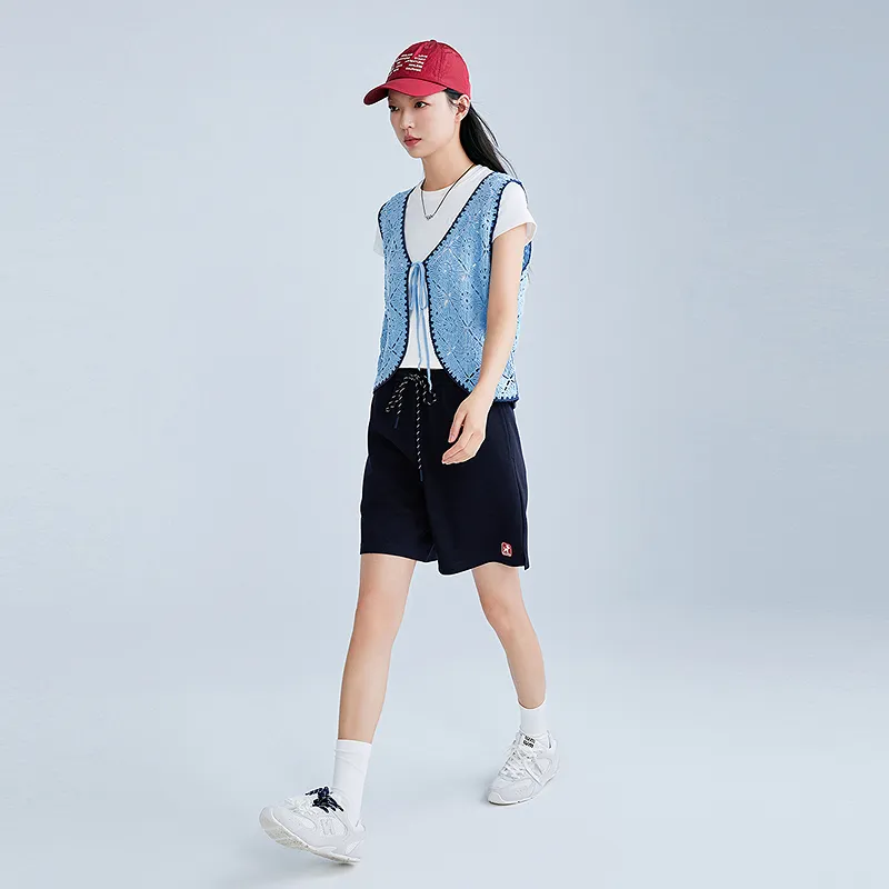LEDIN Casual Shorts Women's Dusk Blue-3