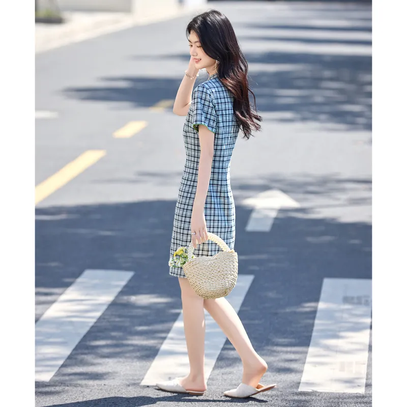 Still Quiet Short Sleeved Dress Women's-5