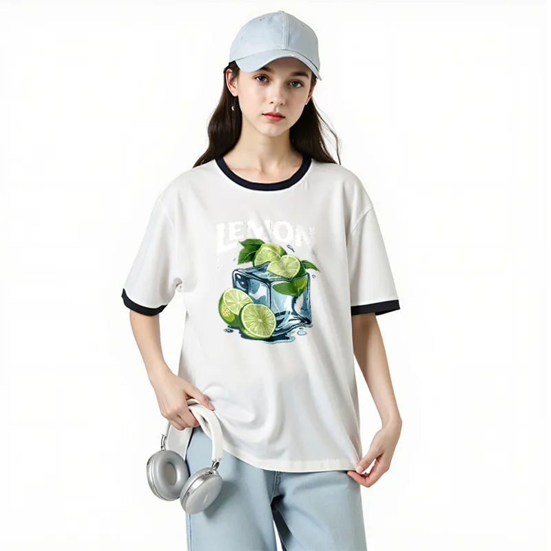FAIRWHALE Drop Shoulder Sleeve T Shirt Women's-3