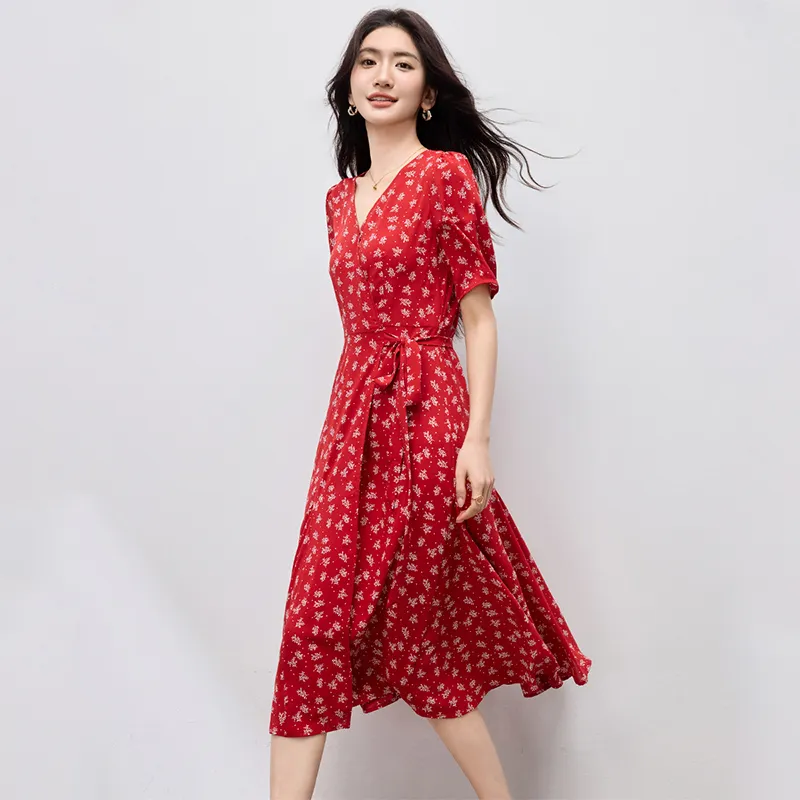 SENTUBILA Short Sleeved Dress Women's-11