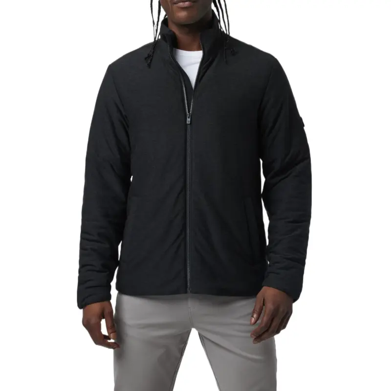 Vuori Jacket Men's Black Heather-1