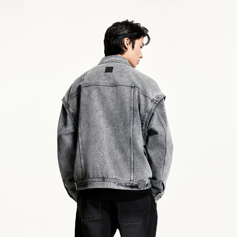 JACK JONES· Jacket Men's Light Denim Gray-4