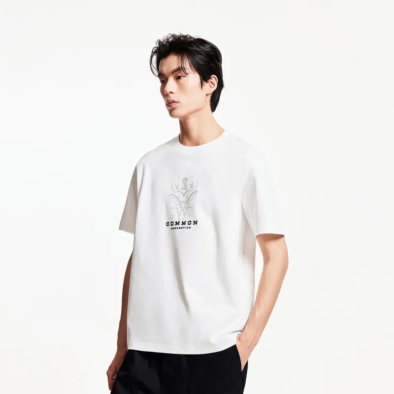 JACK JONES· T Shirt Men's A06 Snow White-5