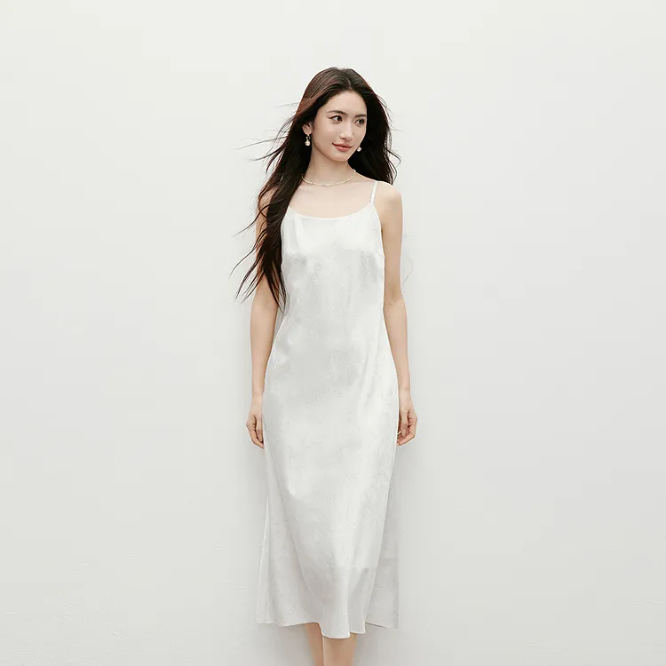 Hopeshow Slip Dresses Women's Oyster Gray 057-2