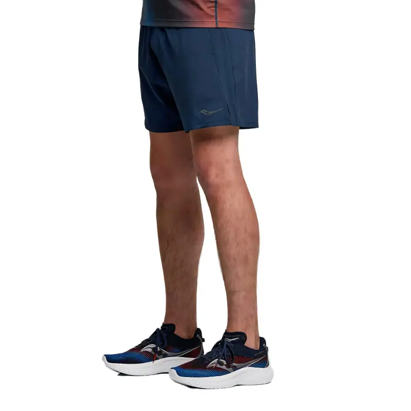 Saucony Outpace Sports Shorts Men's Marine Blue-2