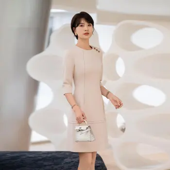 ONE SHALLOW Long Sleeved Dresses Women's Pink
