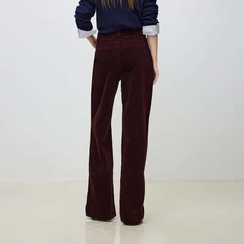 ONLY Casual Pants Women's E16 Elderberry Berry Purple-3