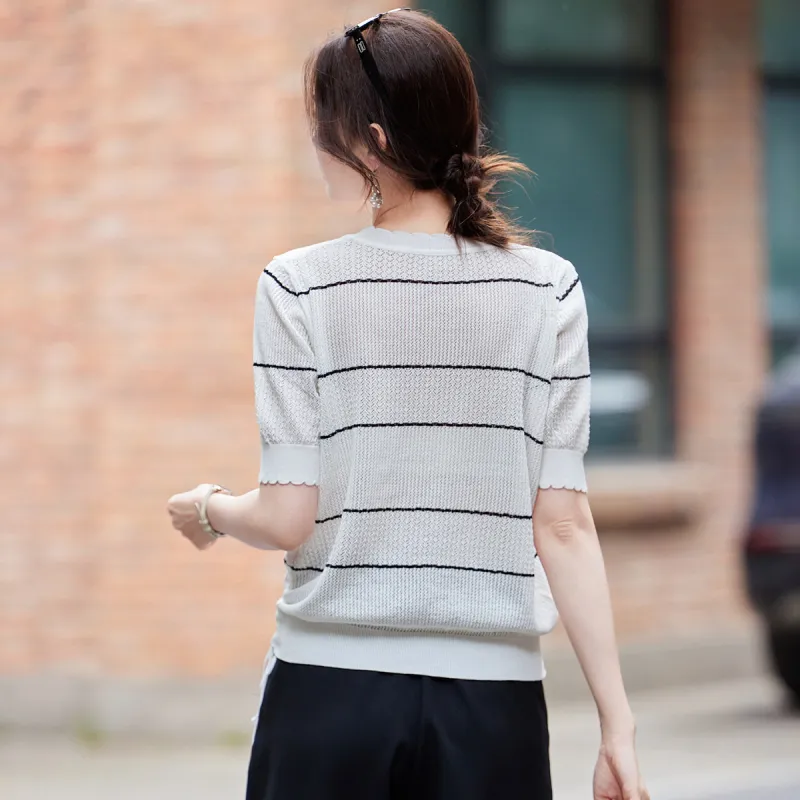 TERRE BLEUE Summer Knitwear Women's-4