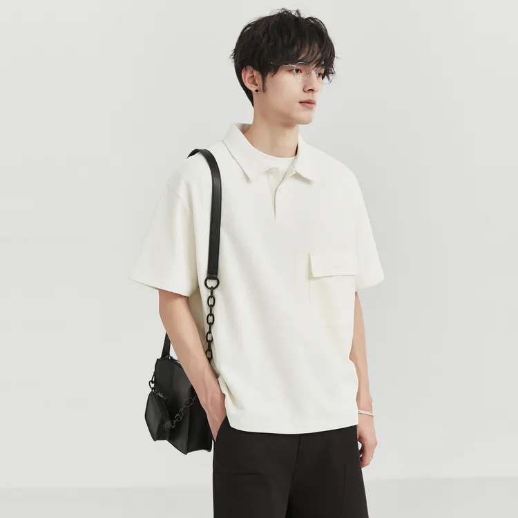 EARL JOEL Polo Shirts Unisex Almond Candy-3