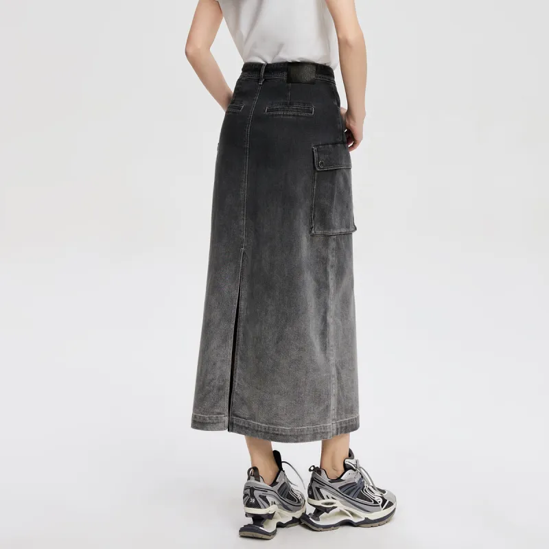 ONLY Denim Long Skirts Women's-7