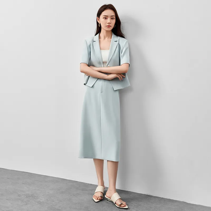 SENTUBILA Two Piece Skirt Sets Women's-0