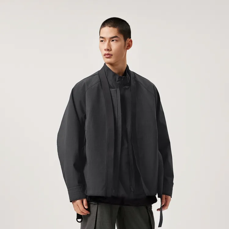 CROQUIS Jackets Men 070 Dark Mixed Gray-3