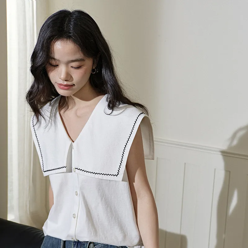 KUOSE Tank Tops Women's White-6