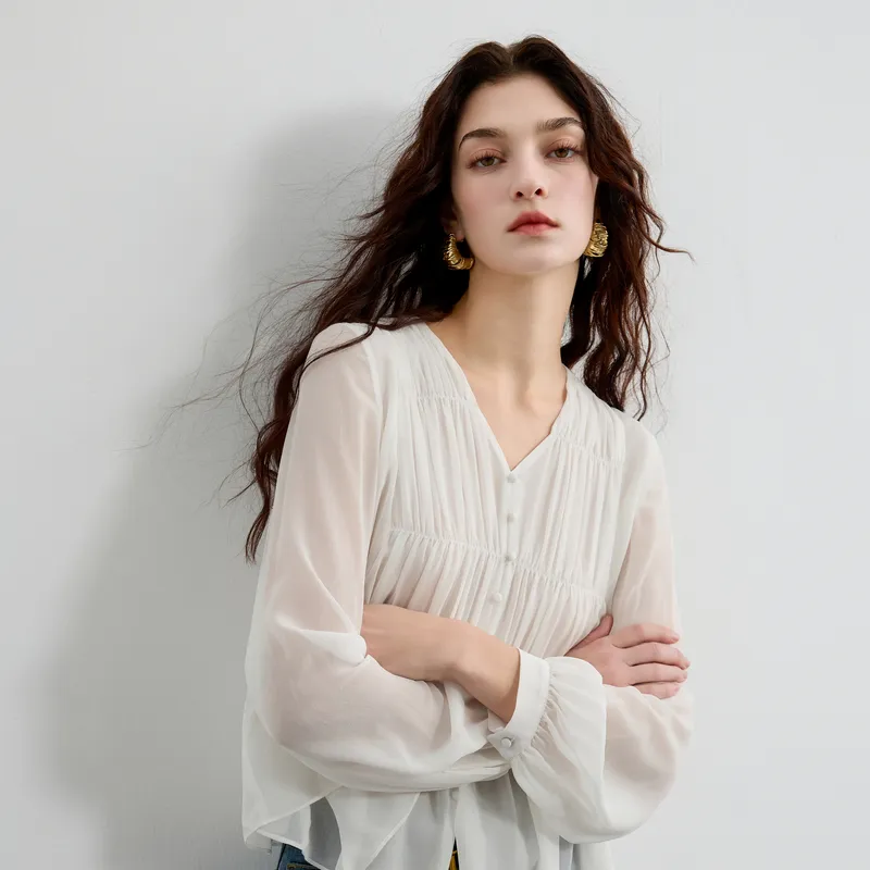 3COLOUR Shirt Women's Pearl White-4