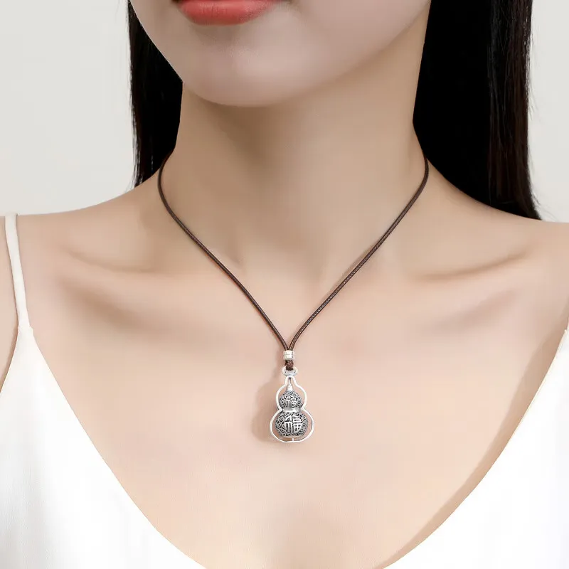 FUYUFU 999 Fine Silver Pendants Unisex-2