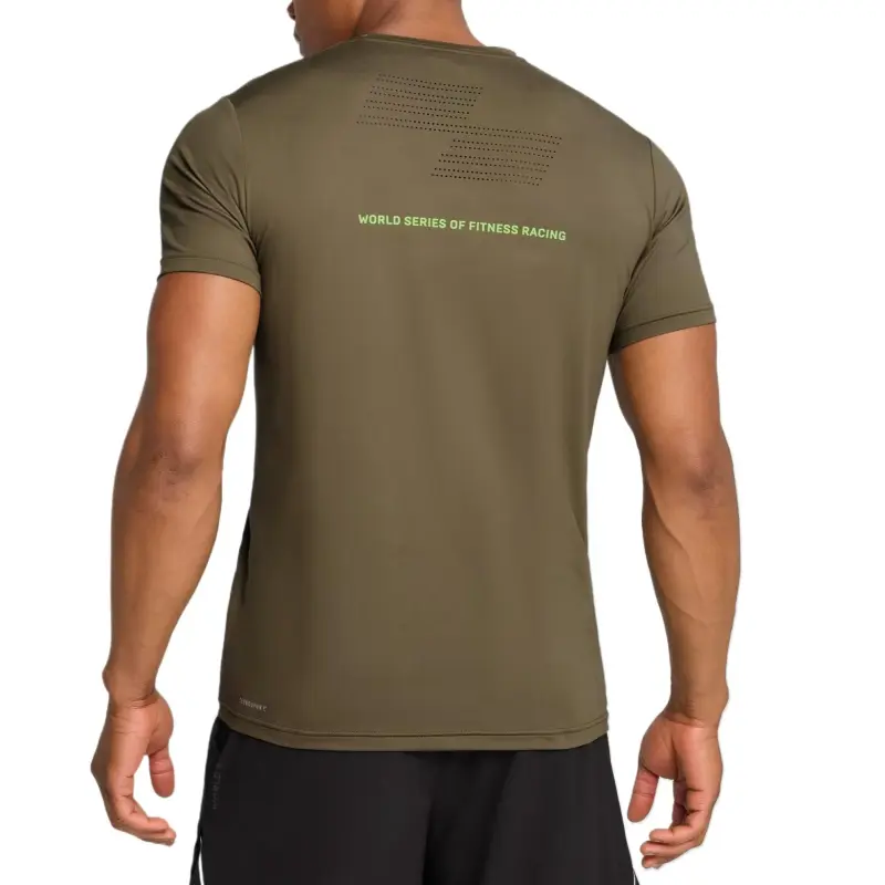 PUMA x HYROX CLOUDSPUN T-Shirt Men's Brown-3