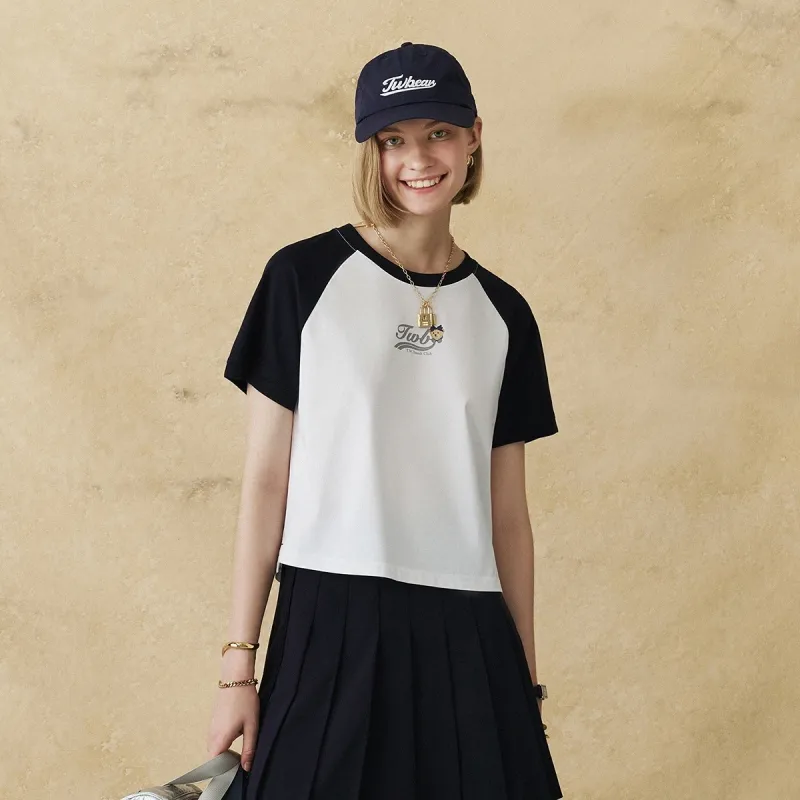 Teenie Weenie T Shirts Women's Navy Blue-2
