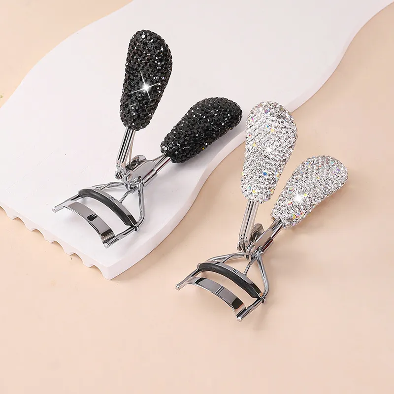 Future Maple Rhinestone Embellished Creative Curling Eyelash Curlers Newbie Friendly-3