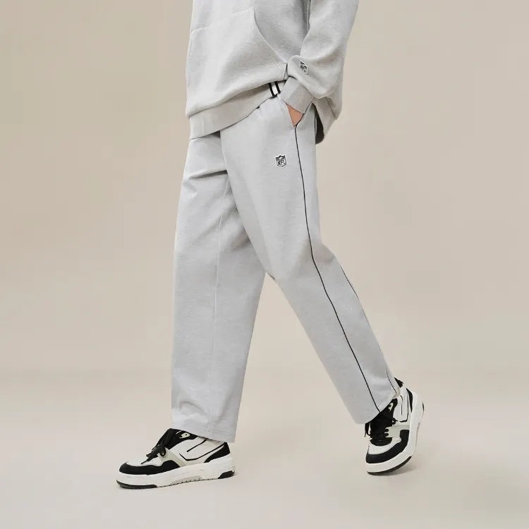 JACK JONES· x NFL Knitted Sports Pants Men's Light Heather Gray-3