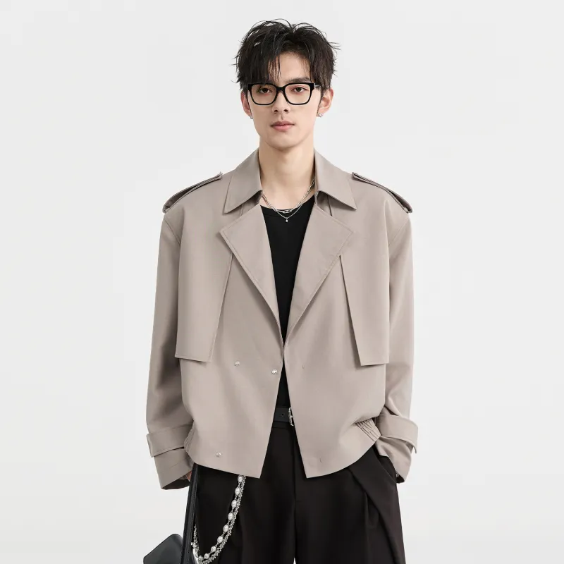 EARL JOEL Trench Coats Men-2